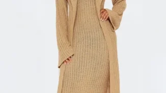 Mia 2 Piece Sweater Midi Dress Set
